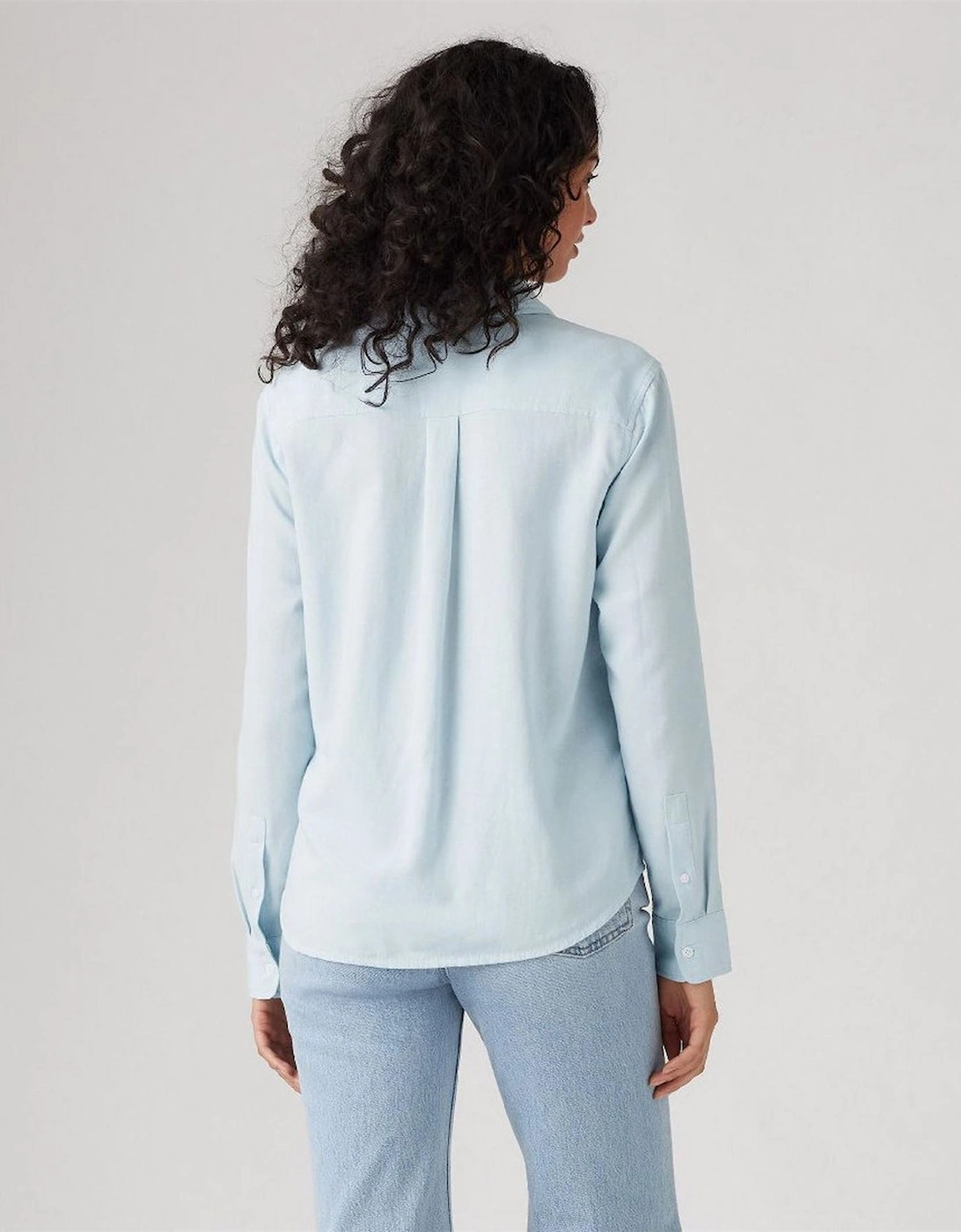 Collared Neck Long Sleeve Regular Fit Shirt