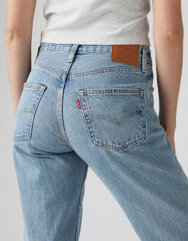 90s High Rise Straight Leg Jeans