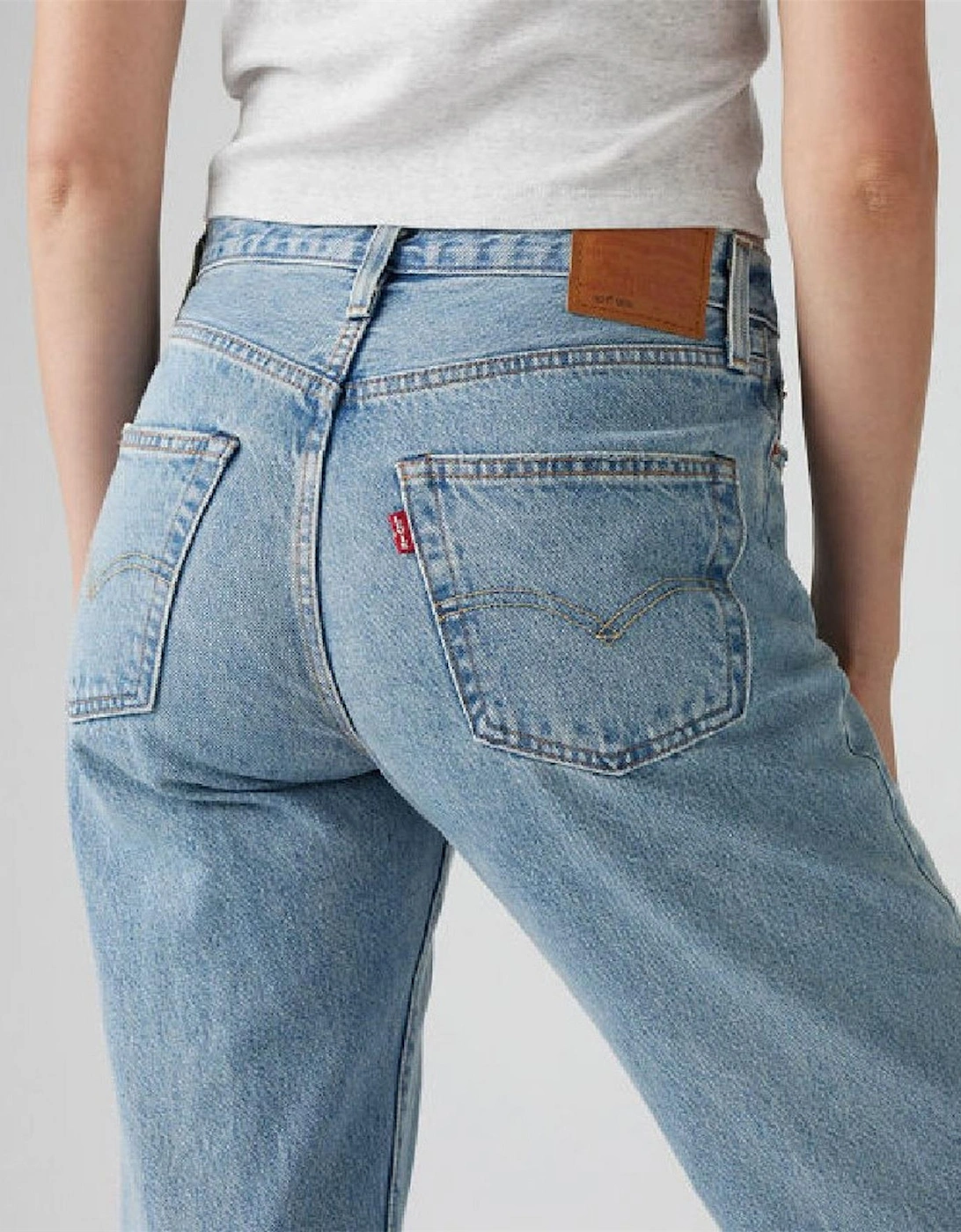 90s High Rise Straight Leg Jeans