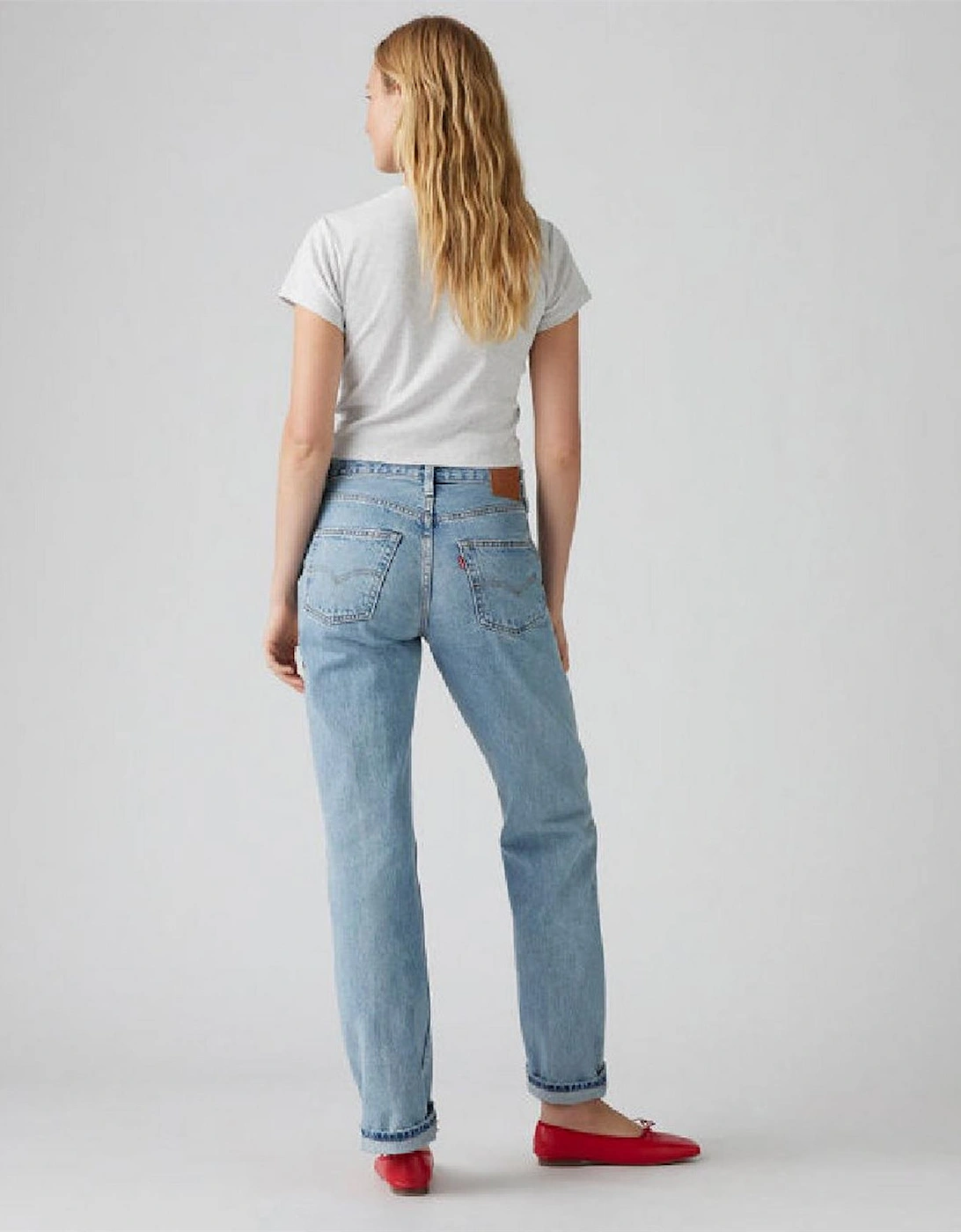 90s High Rise Straight Leg Jeans