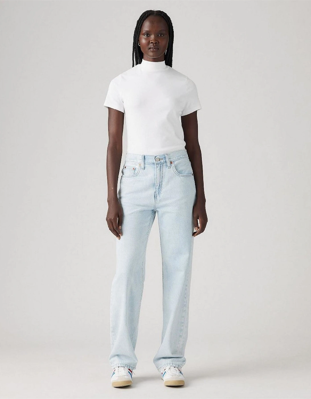 Low Pro Low Rise Straight Leg Jeans
