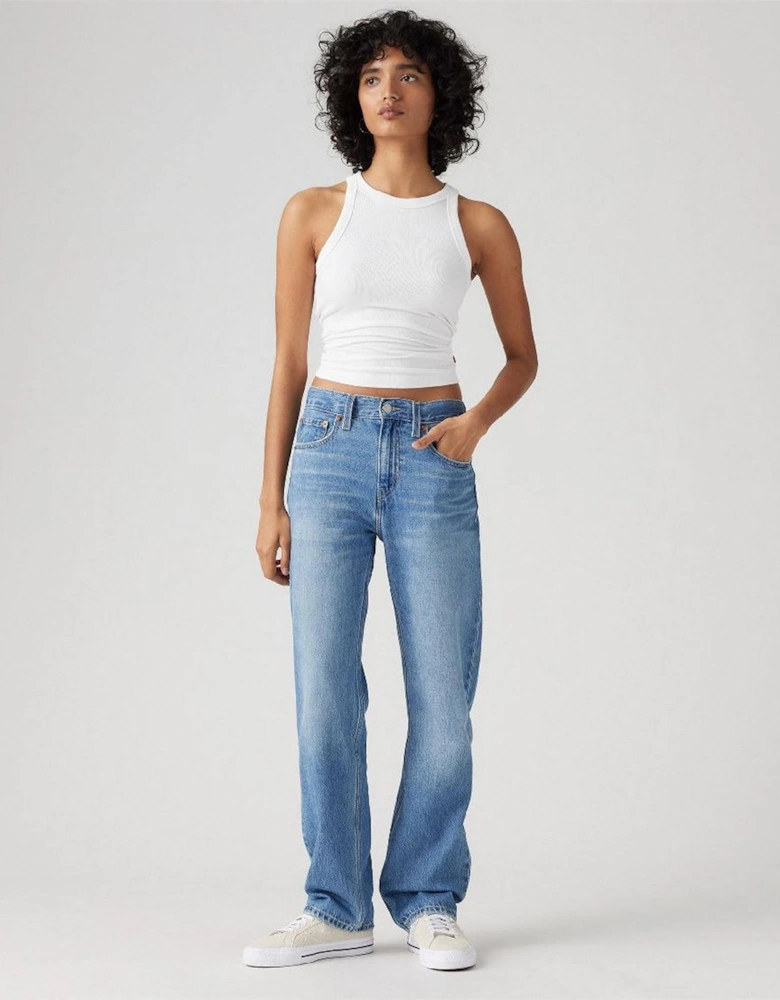 Low Pro Low Rise Straight Leg Jeans