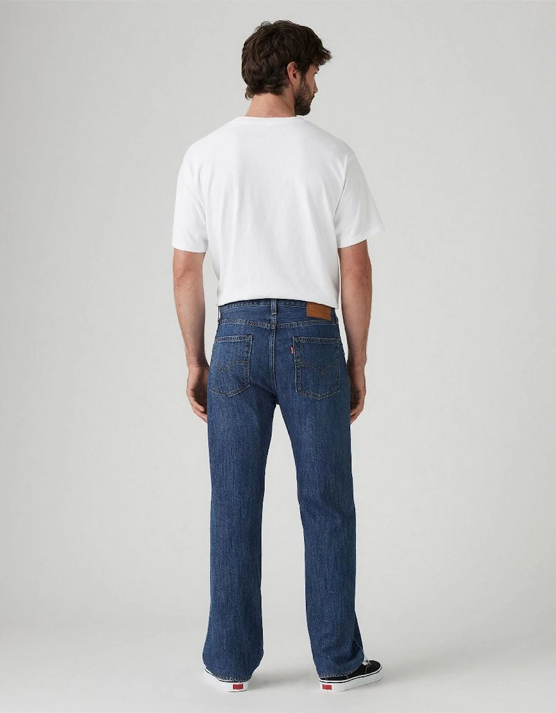 Relaxed Straight Mid Rise Jeans