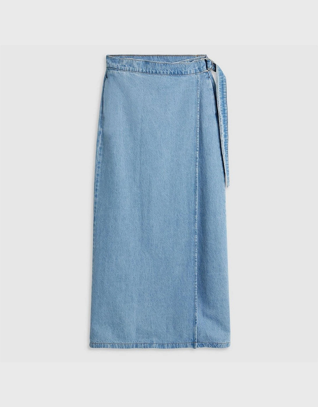 Column Wrap Skirt Wrapped In B