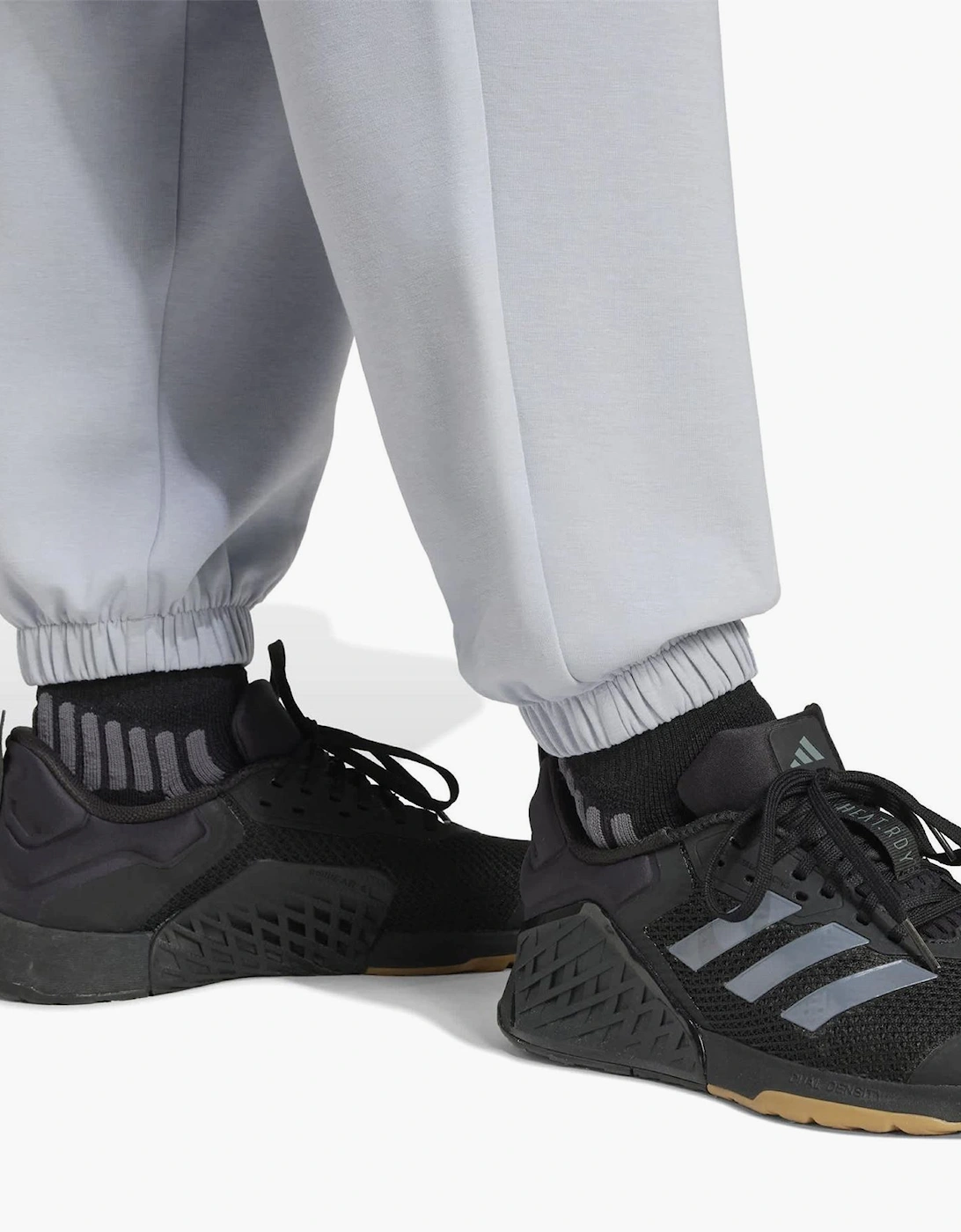 D4t Solid Patterned Zipped Joggers
