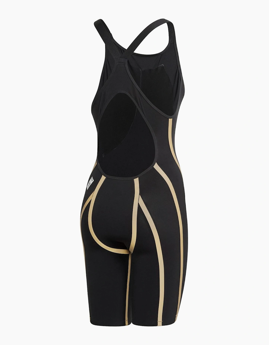 Striped Patterned Scoop Neck One Piece Swimsuit