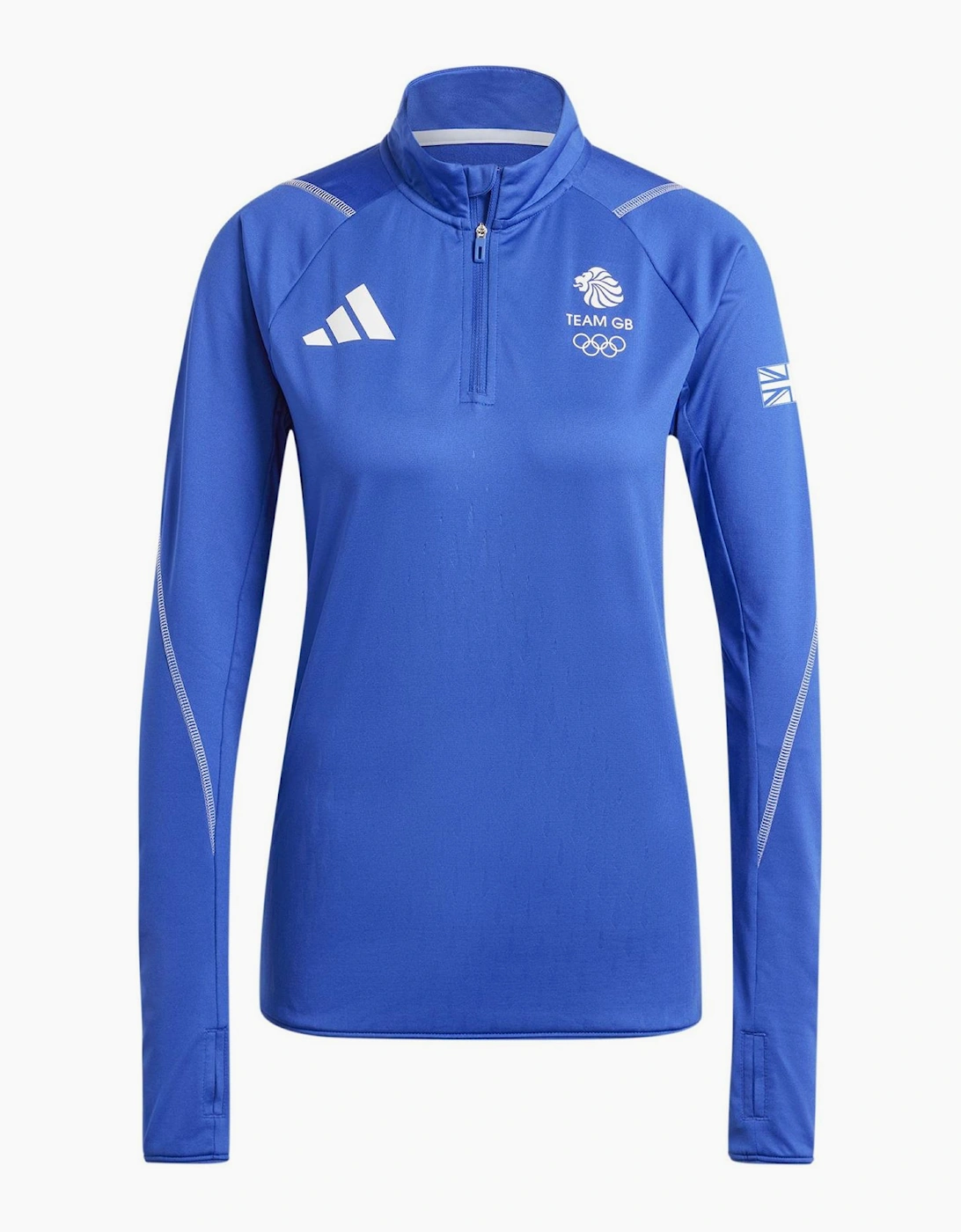 Adidas Women's Blue Team Gb Performance Tracksuit Top  14 14 L