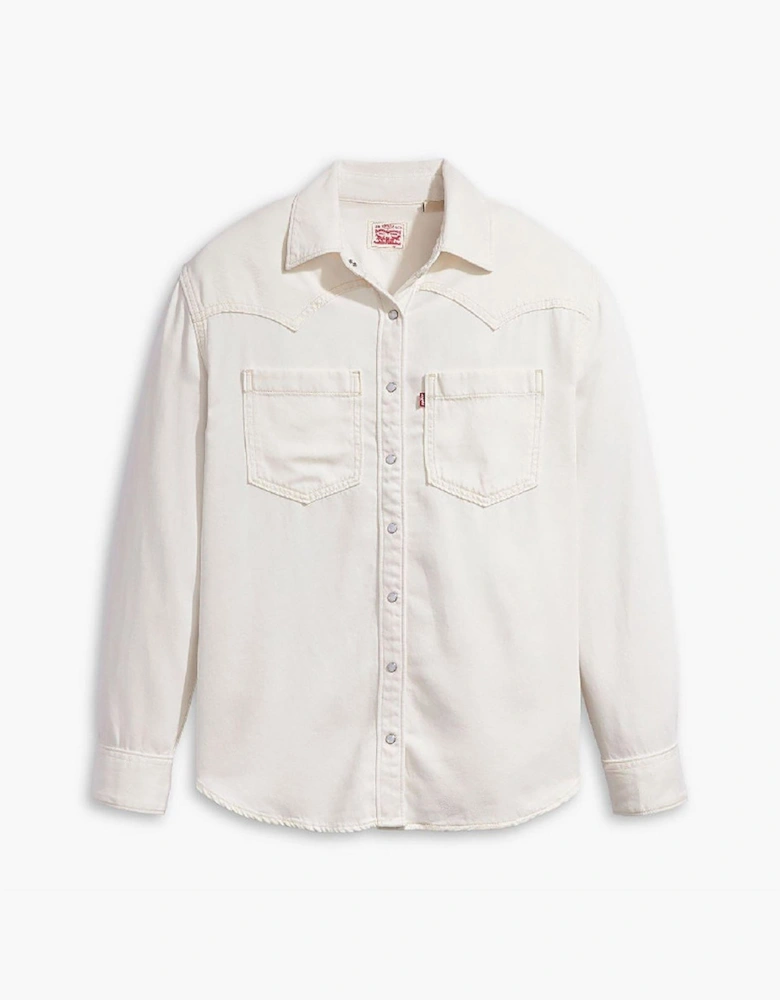 Teodora Western Long Sleeve Denim Shirt