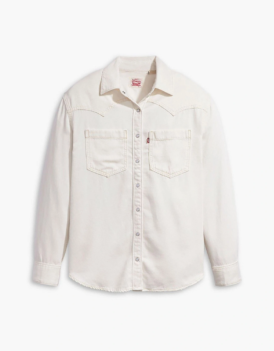 Teodora Western Long Sleeve Denim Shirt, 5 of 4
