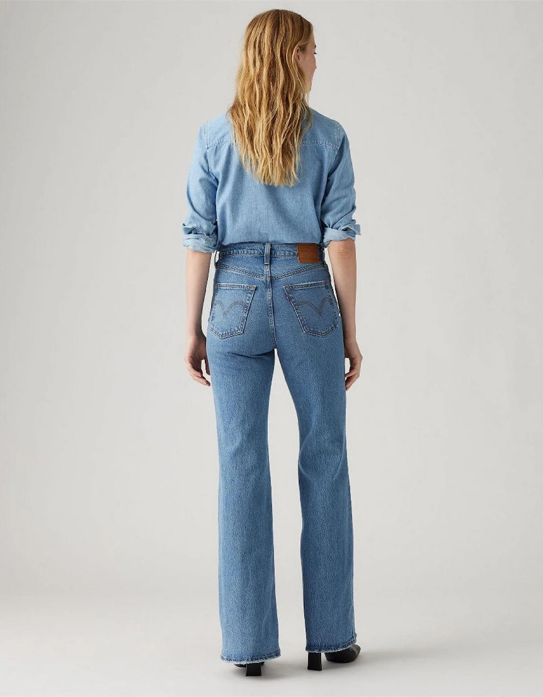 Sonoma Wide Leg High Rise Jeans