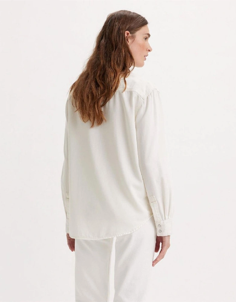 Teodora Western Long Sleeve Denim Shirt