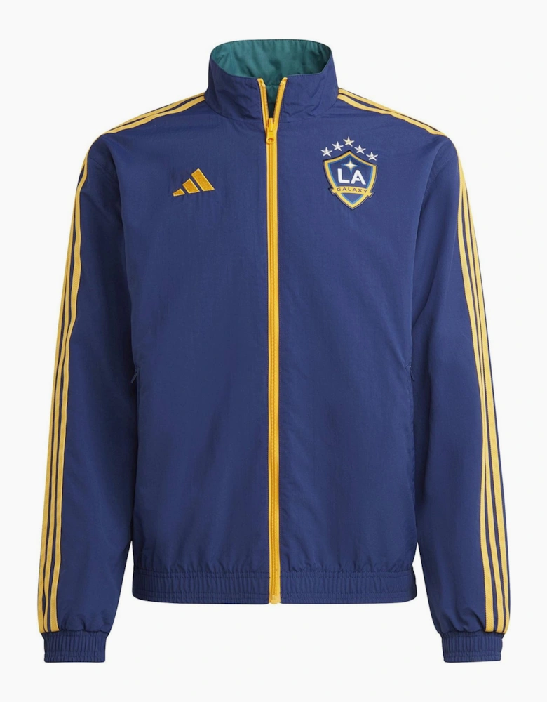 Three Stripes Patterned Rain Jacket with Ribbed Cuff