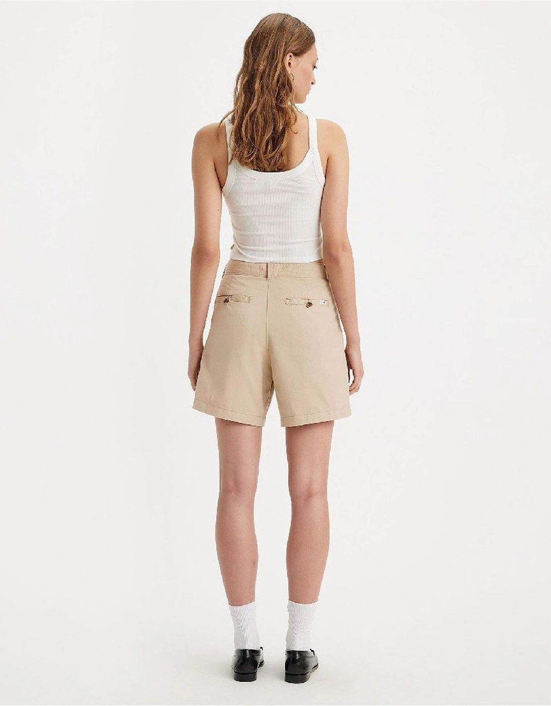 Pleated Trouser Short Deep Lic