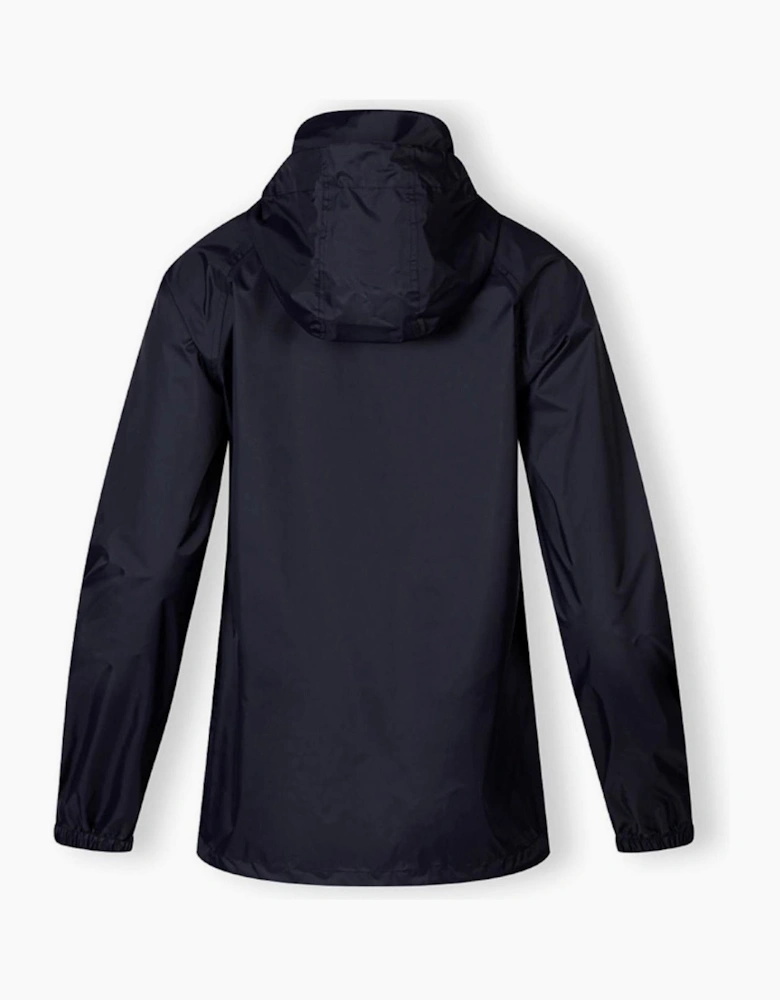 Women Packaway Waterproof Jacket With Zipped Pockets Navy