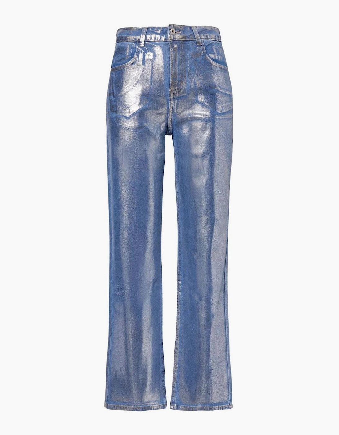 Soho Metallic Patterned Five Pocket Pants