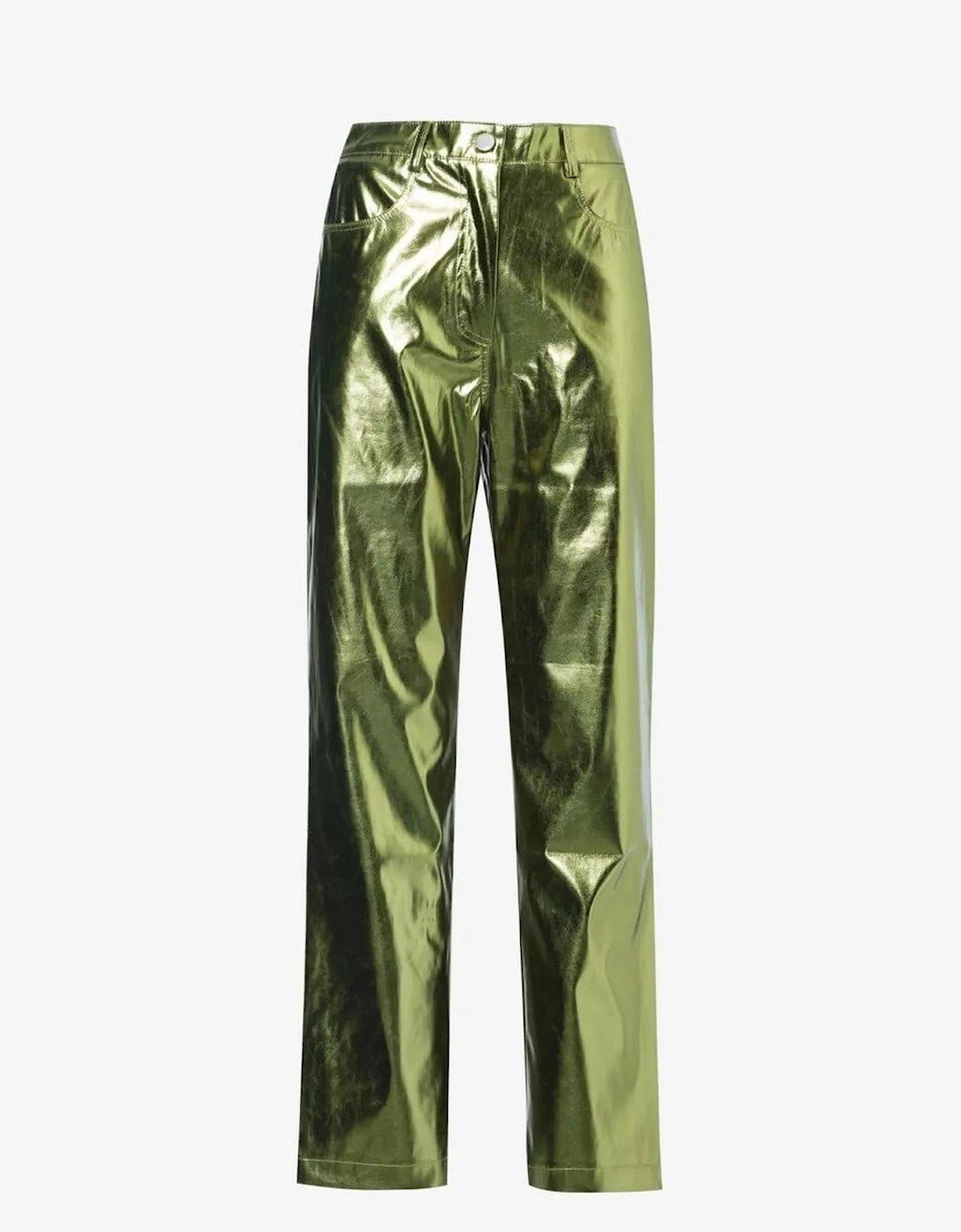 Lupe Metallic Patterned Five Pocket Pants