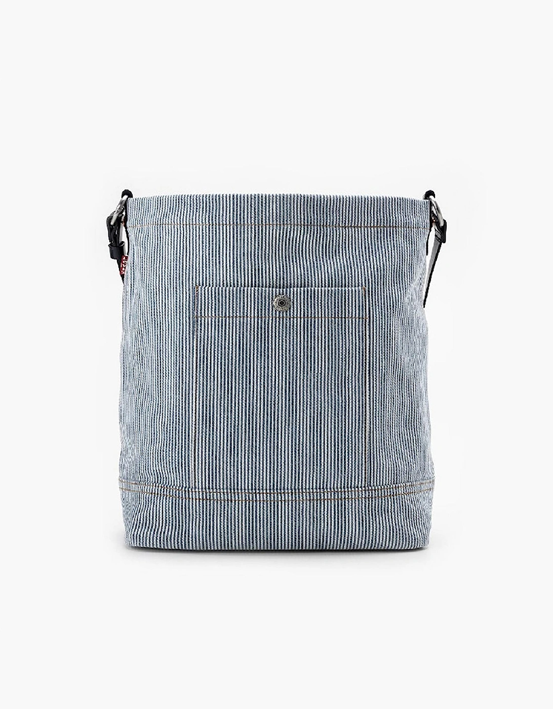 Heritage Vertical Stripe Cylinder Bucket Bag, 4 of 3