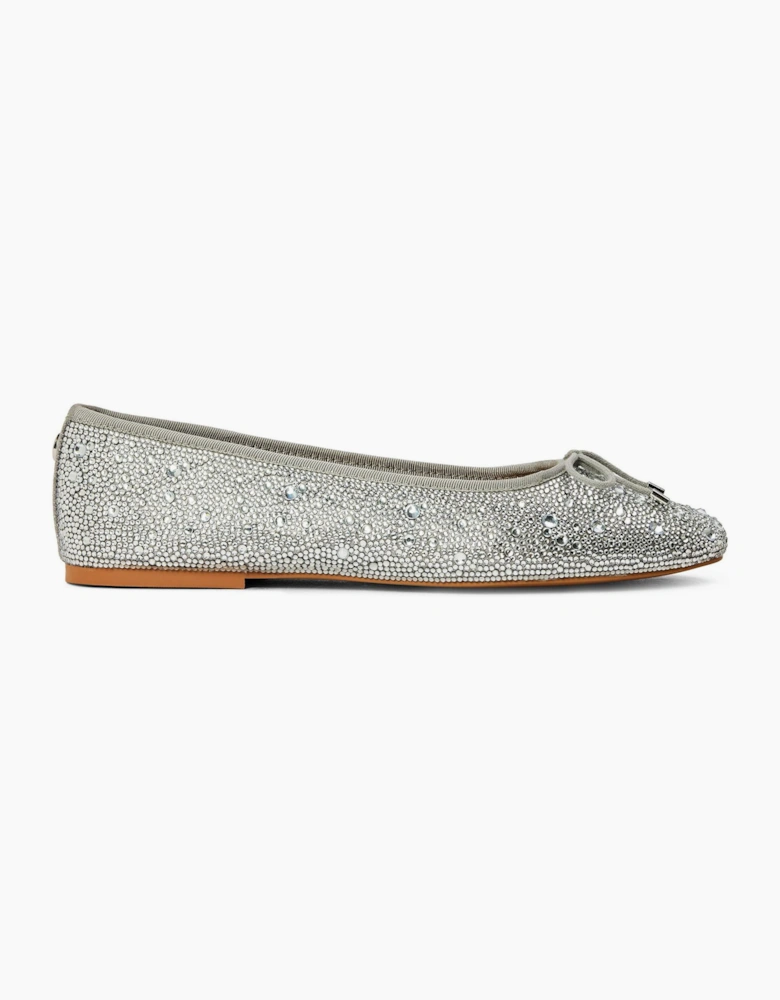 Blossoms R Metallic Patterned Flats