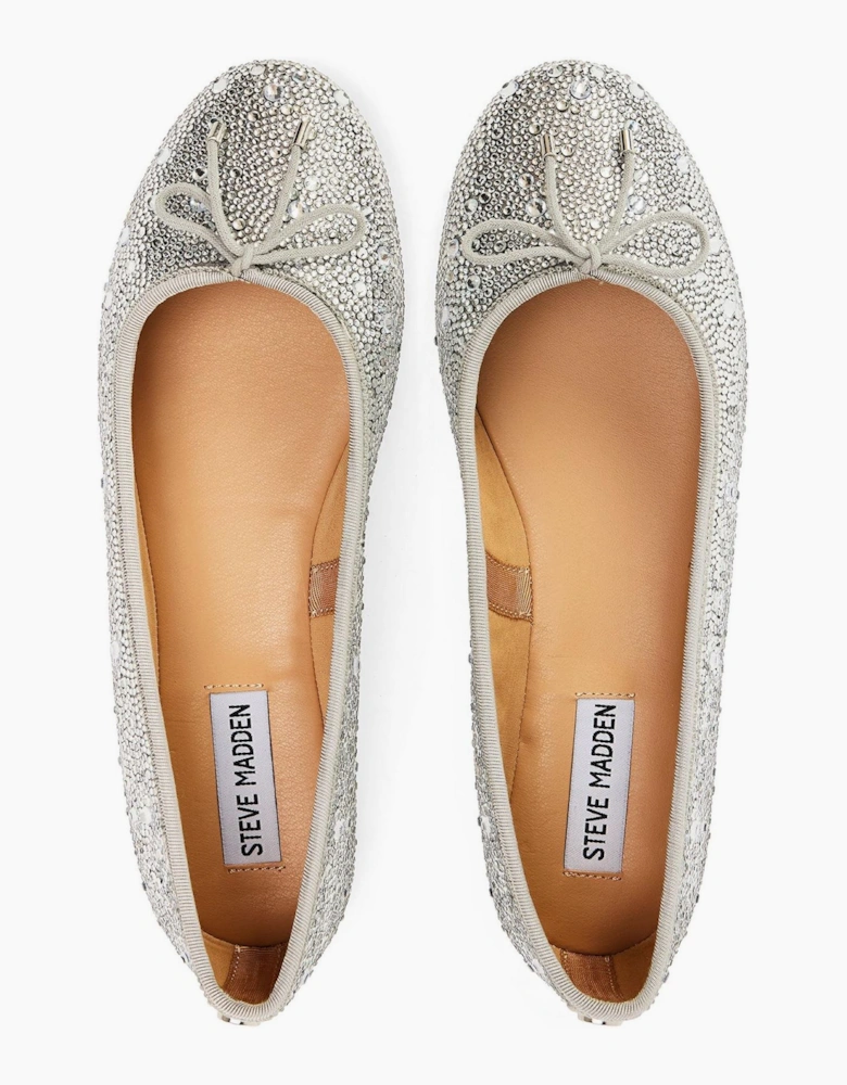 Blossoms R Metallic Patterned Flats