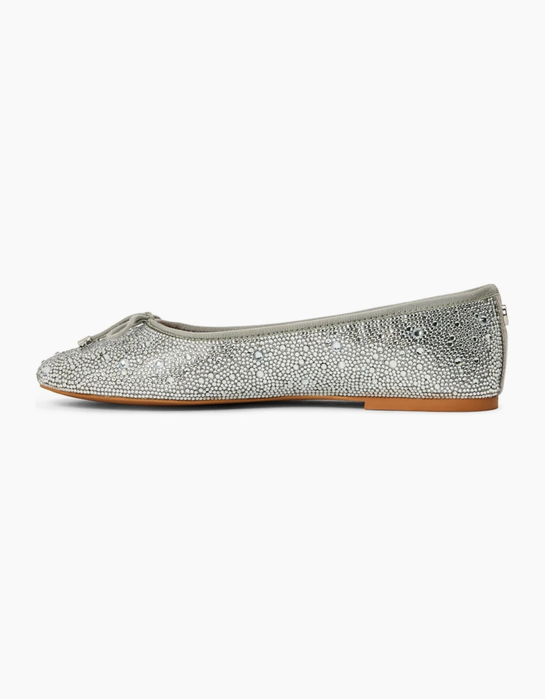 Blossoms R Metallic Patterned Flats