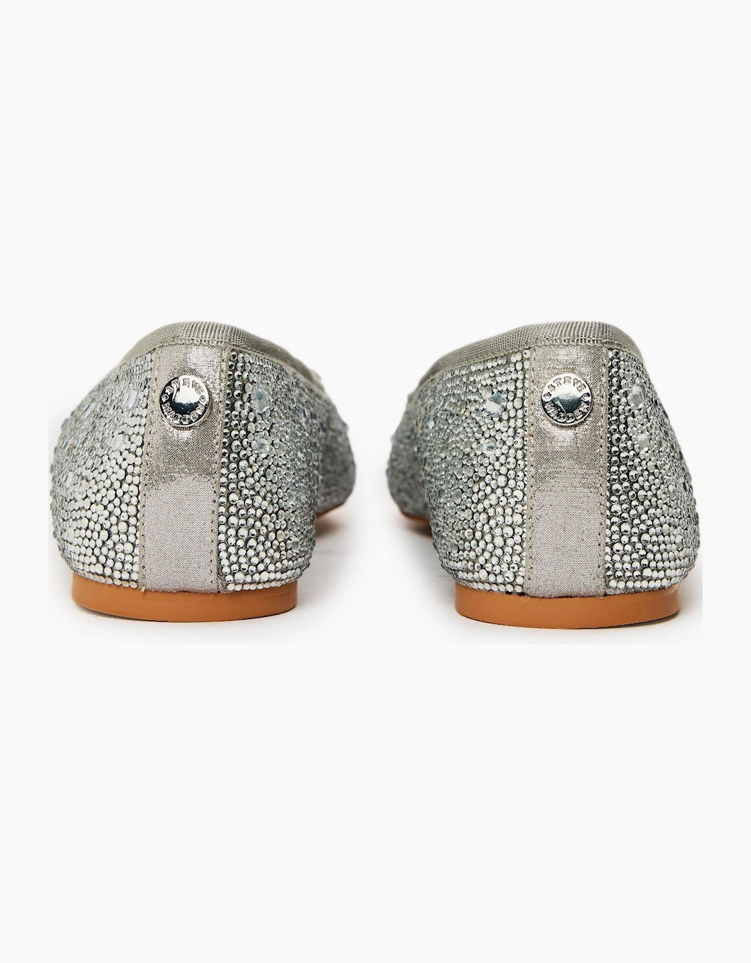 Blossoms R Metallic Patterned Flats