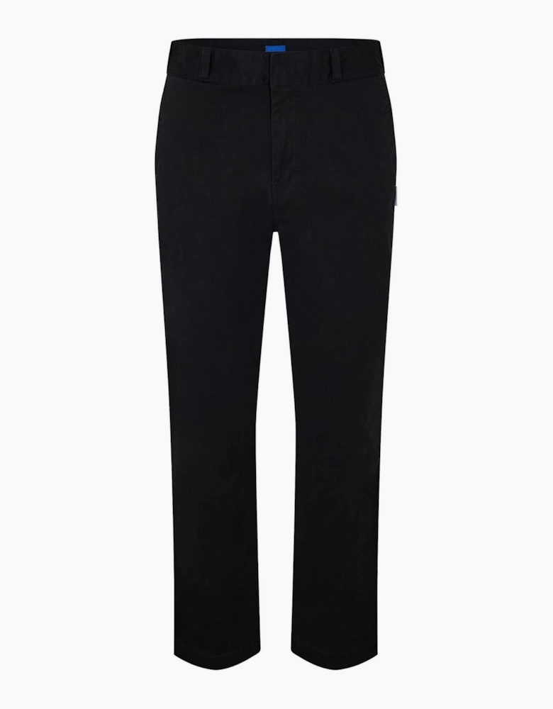Solid Patterned Straight Chinos