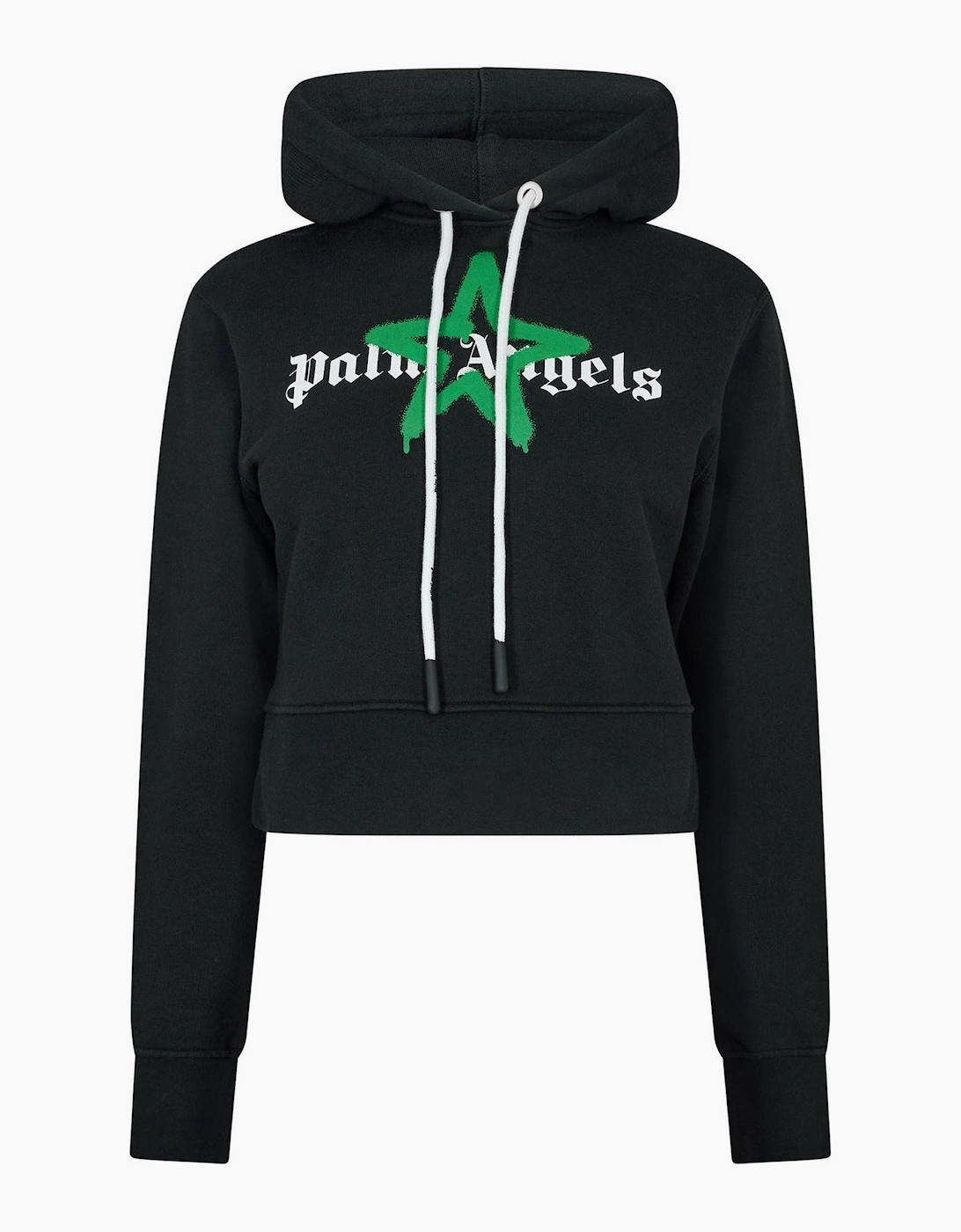 Palm Angels Women's Black/Multi Palm Star Hoody - Size 8