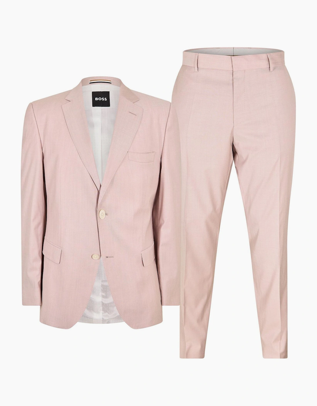 Solid Patterned Notch Collared Full Suit Jacket