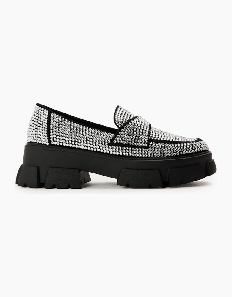 Trifecta R Metallic Penny Loafers