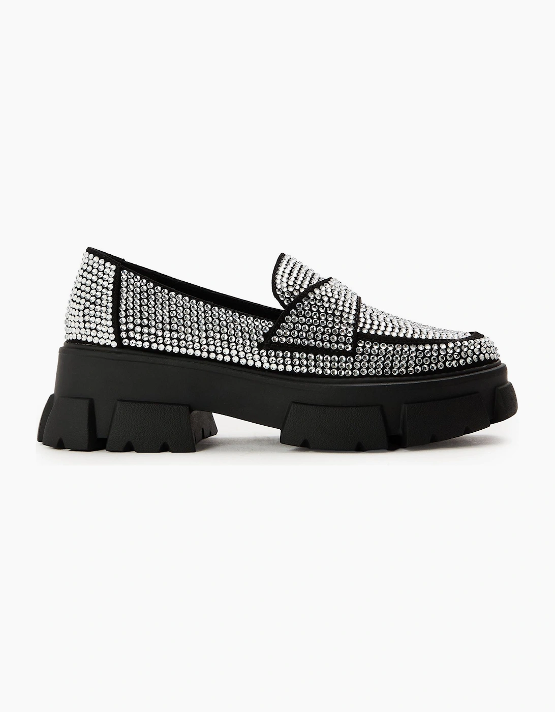Trifecta R Metallic Penny Loafers