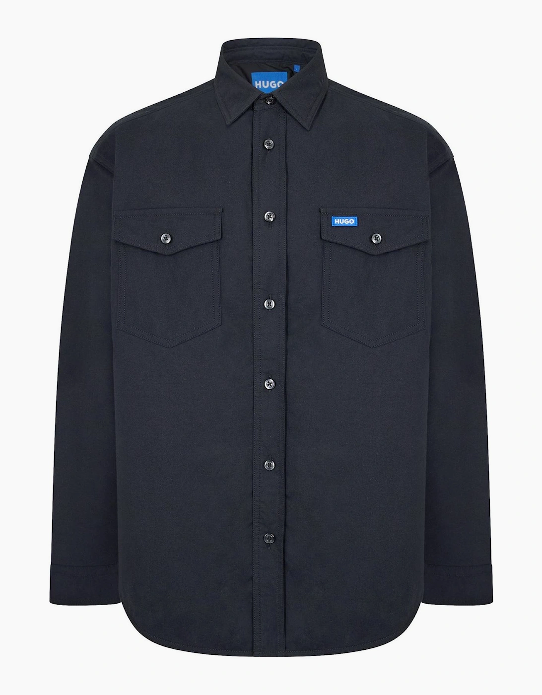Ebad Padded Overshirt with Logo Badge