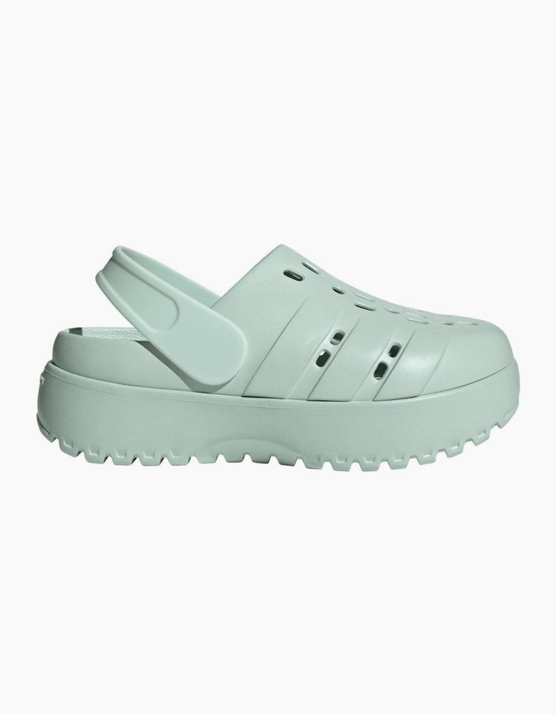 Adilette Closed Toe Platform Shuv Clogs