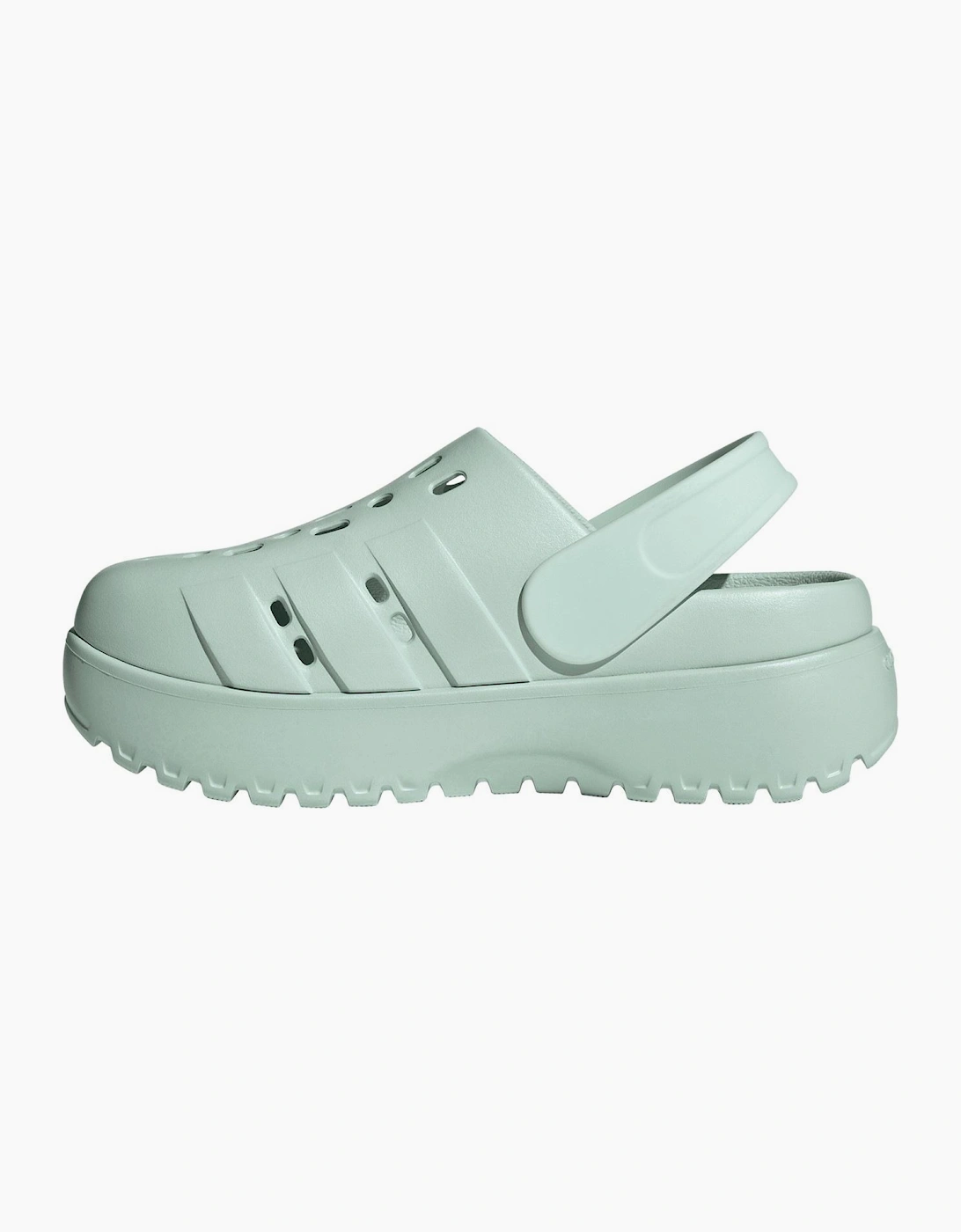 Adilette Closed Toe Platform Shuv Clogs
