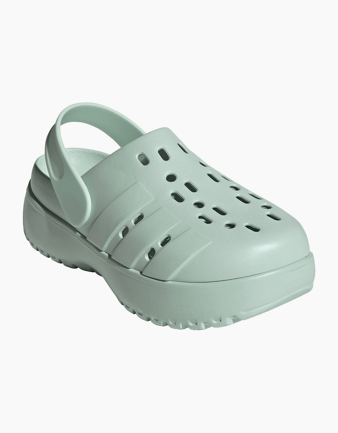 Adilette Closed Toe Platform Shuv Clogs