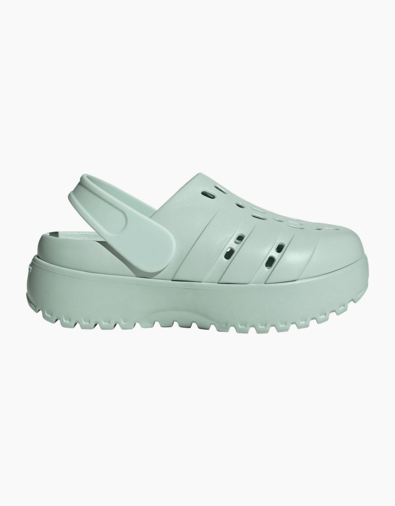 Adilette Closed Toe Platform Shuv Clogs