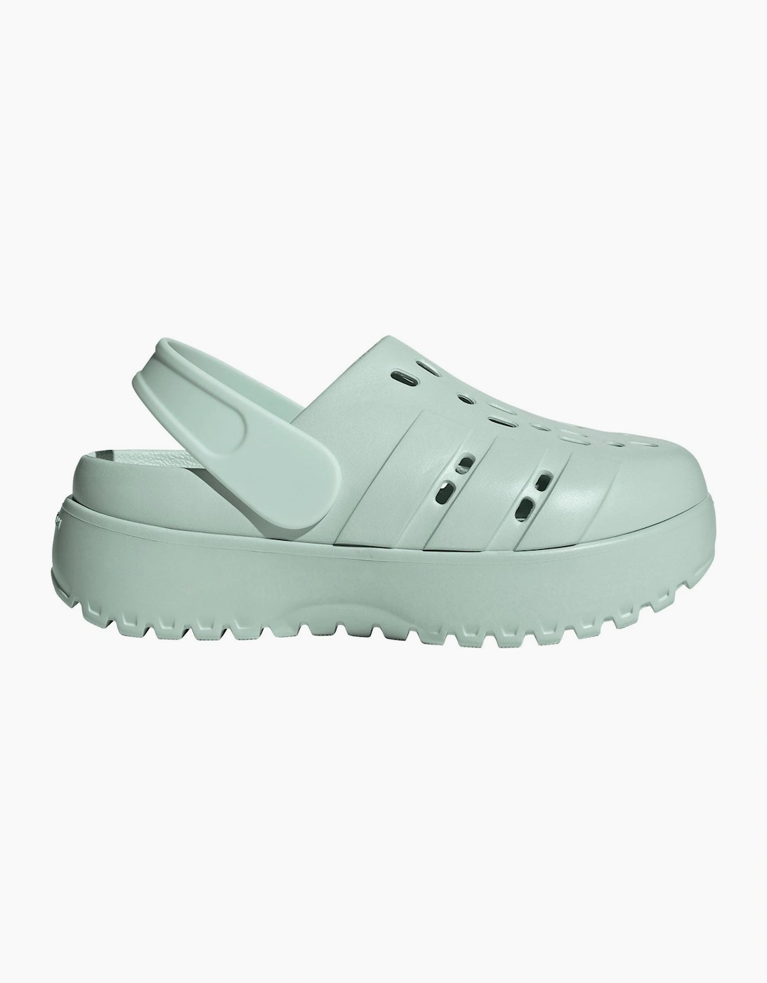 Adilette Closed Toe Platform Shuv Clogs