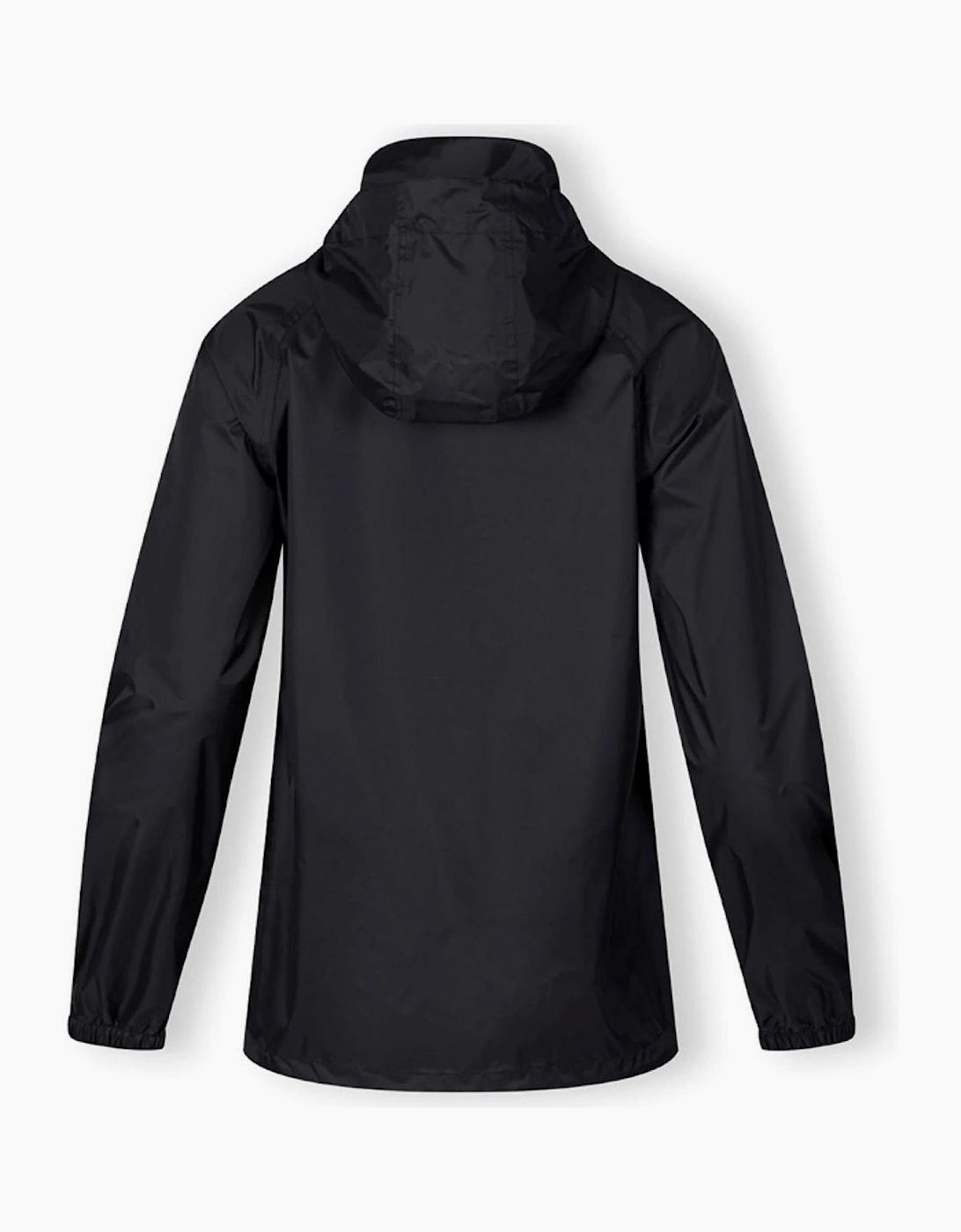 Packaway Waterproof Jacket With Hood Black