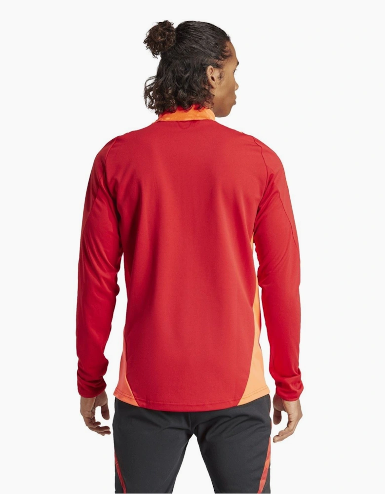 Mock Neck High Collar Raglan Sleeve Jersey Top