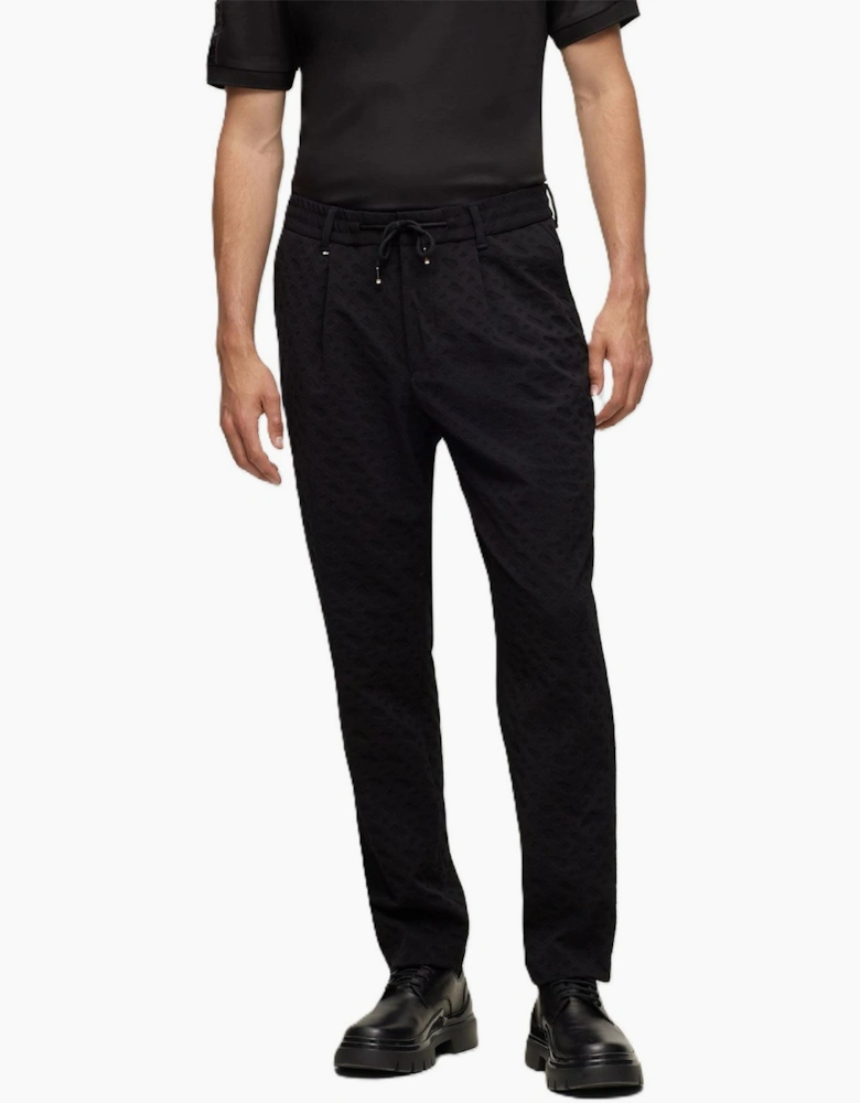 Perin Slim All Over Logo Patterned Chinos