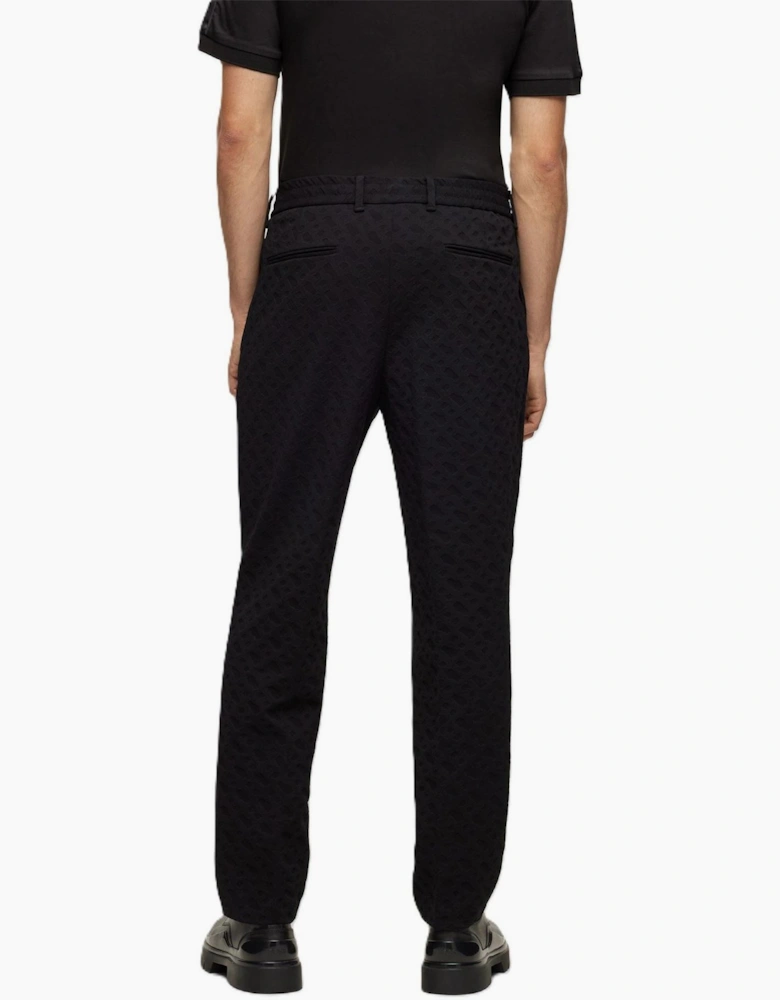 Perin Slim All Over Logo Patterned Chinos