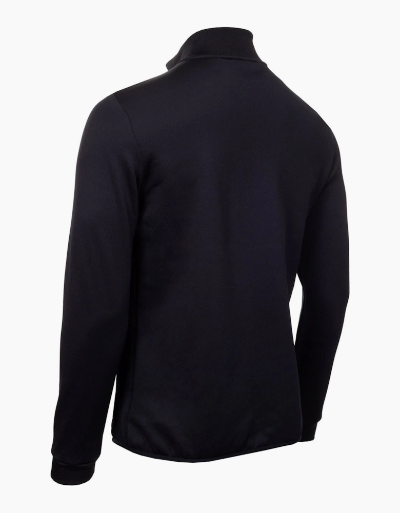 Solid Patterned Full Zipper Ribbed Cuff Zipped Pocket Jacket