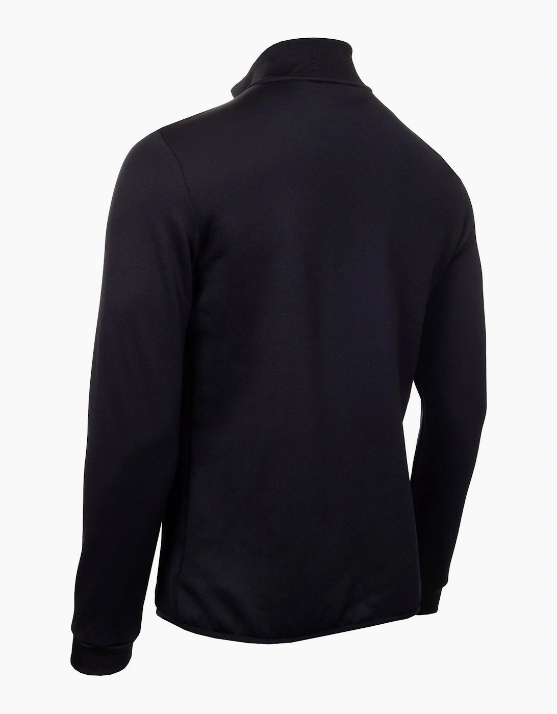 Solid Patterned Full Zipper Ribbed Cuff Zipped Pocket Jacket