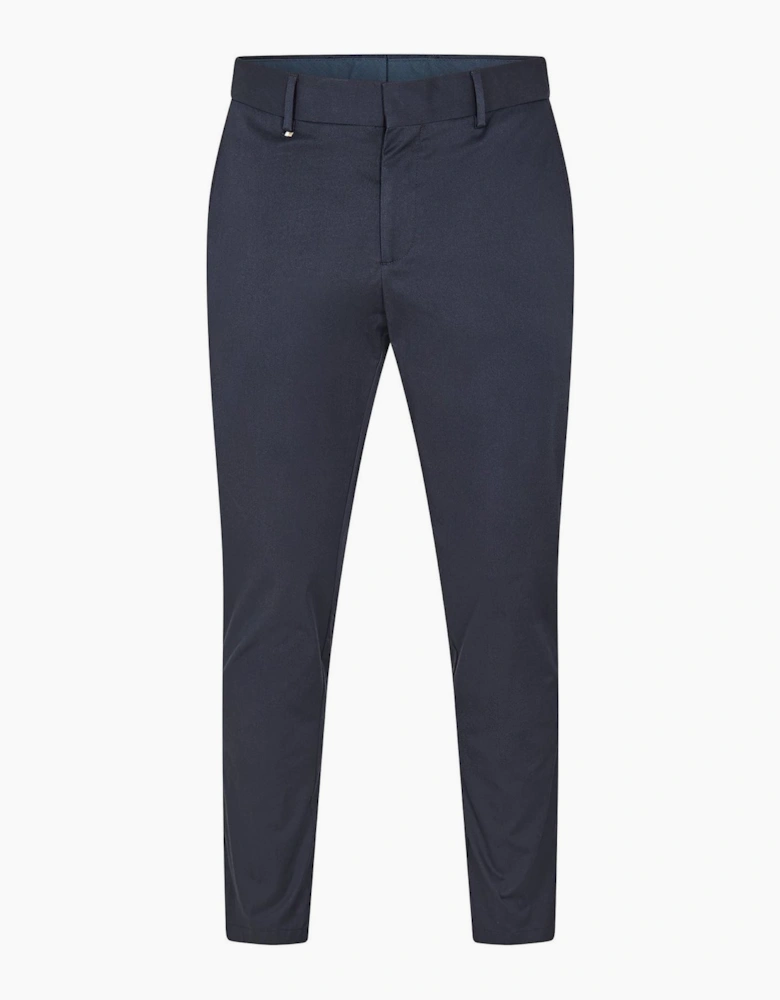 Genius Solid Patterned Straight Chinos