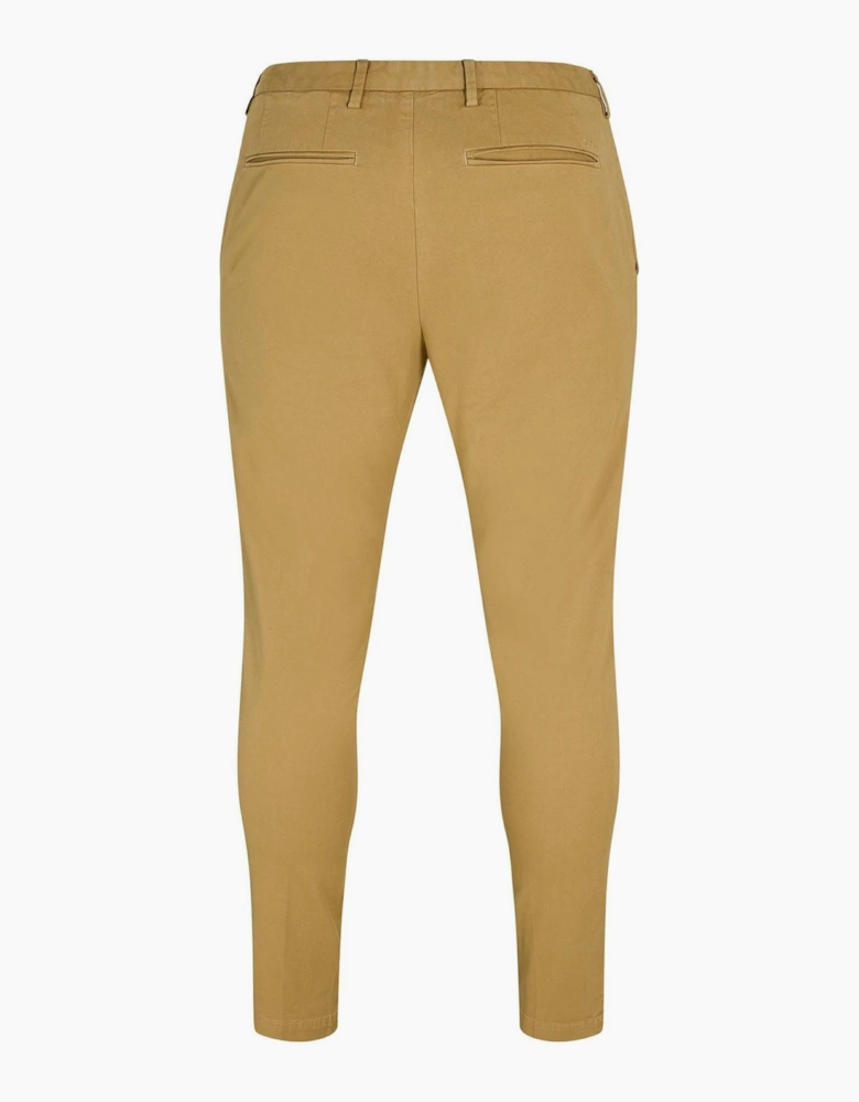 Kaito3 D Solid Patterned Slim Chinos