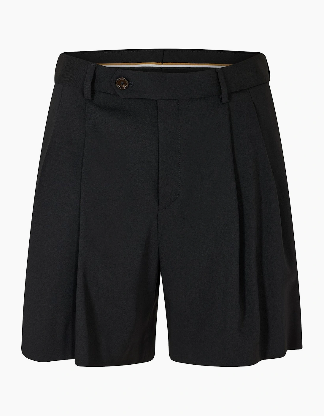 Solid Patterned Bermuda Dress Shorts, 3 of 2