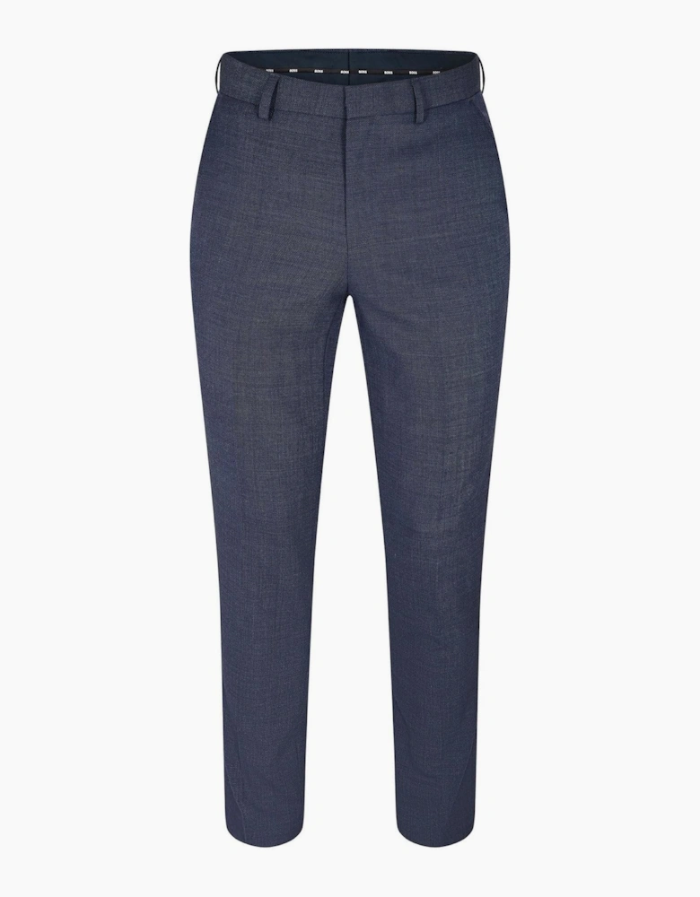 Leon Solid Patterned Straight Chinos