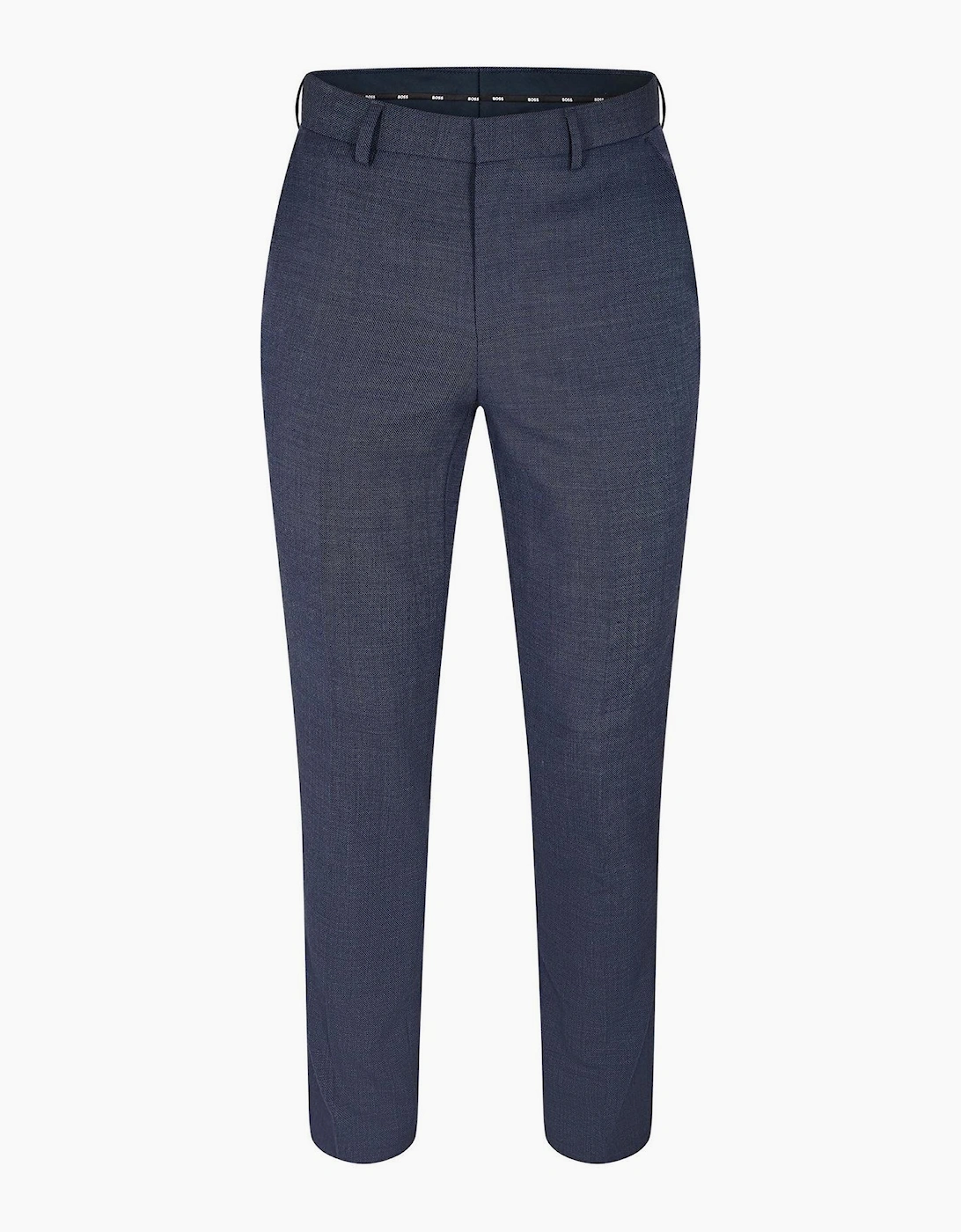 Leon Solid Patterned Straight Chinos