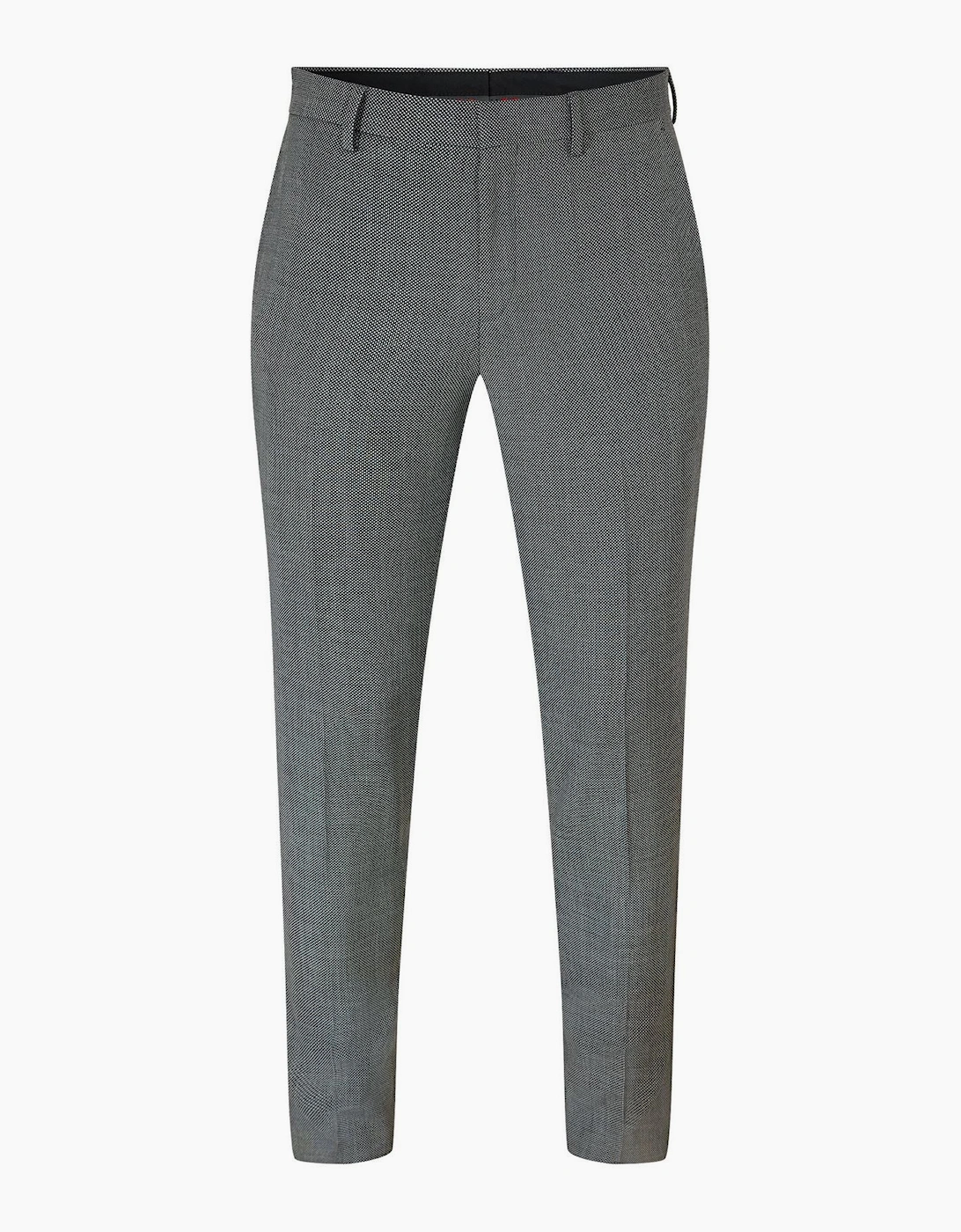 Houndstooth Patterned Straight Trousers, 3 of 2