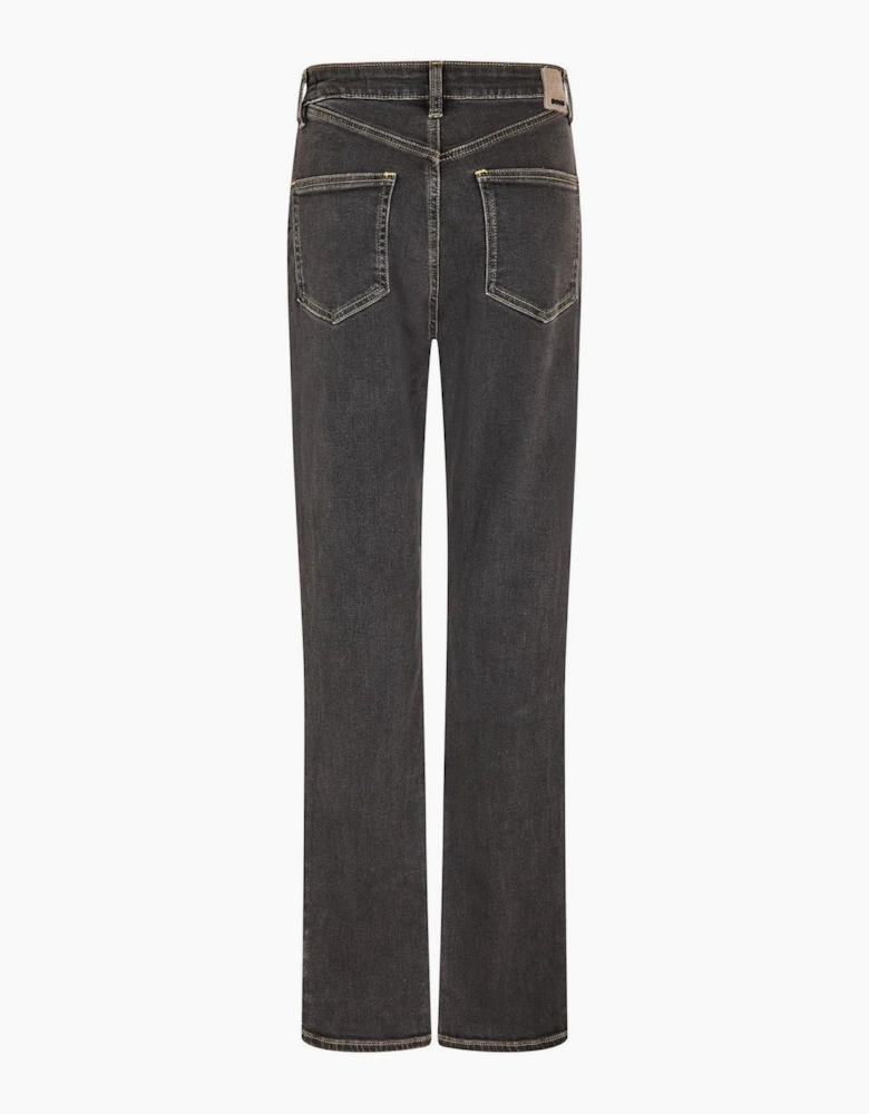 High Rise Slim Fit Five Pocket Jeans