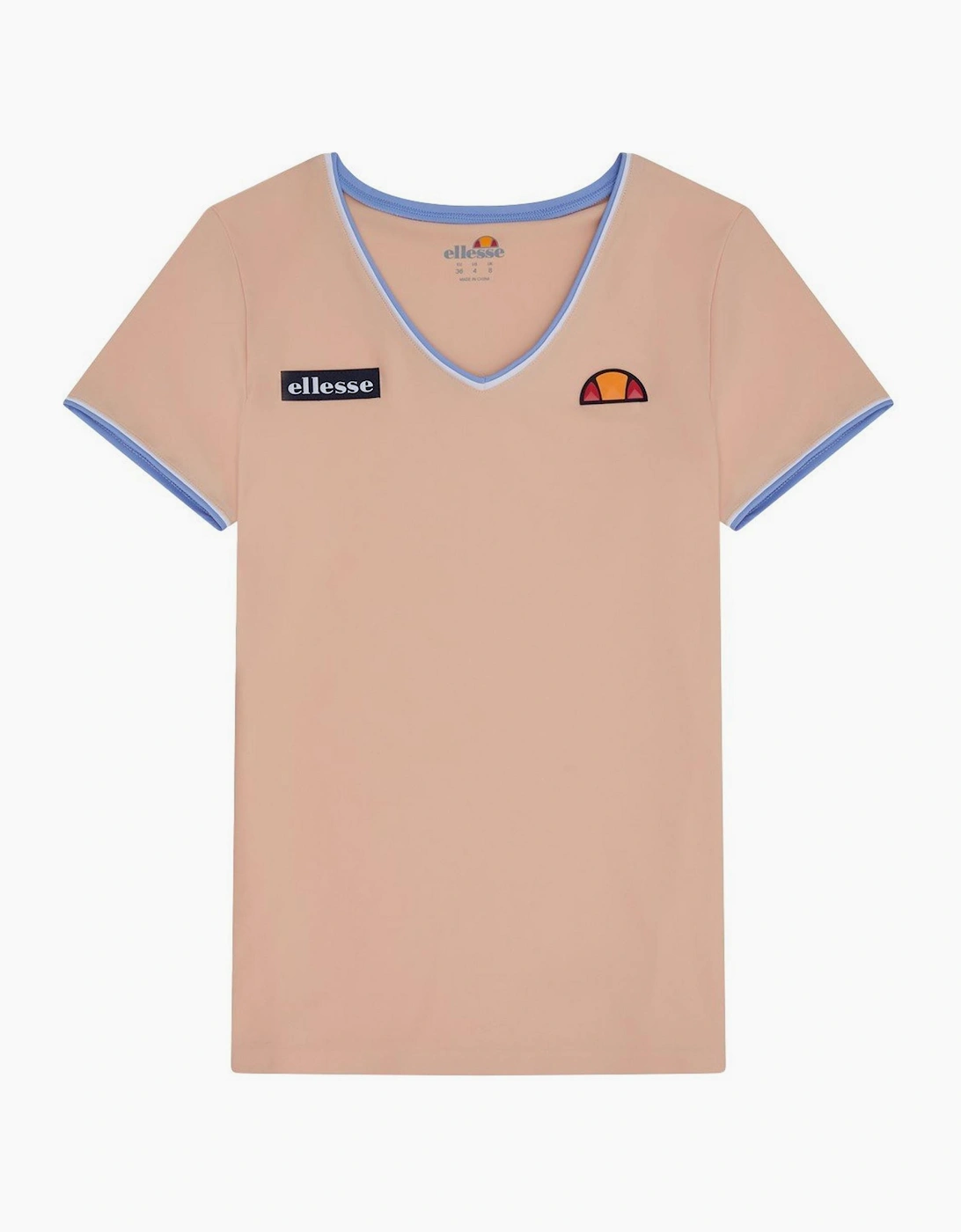 V-Neck Short Sleeve Jersey T-Shirt